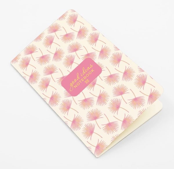 Bloco de Notas Notebook palm pink