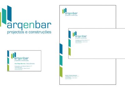 Arqenbar – criação de logotipo, estacionário base e flyer