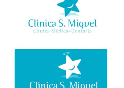 Clínica S. Miguel – Criação de Logotipo para clínica médica-dentária