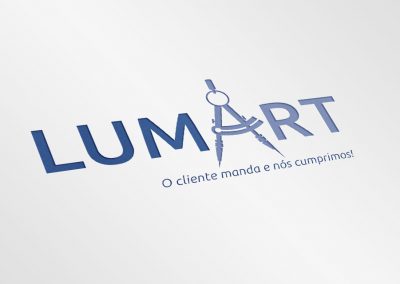 Lumart – logotipo e estacionário