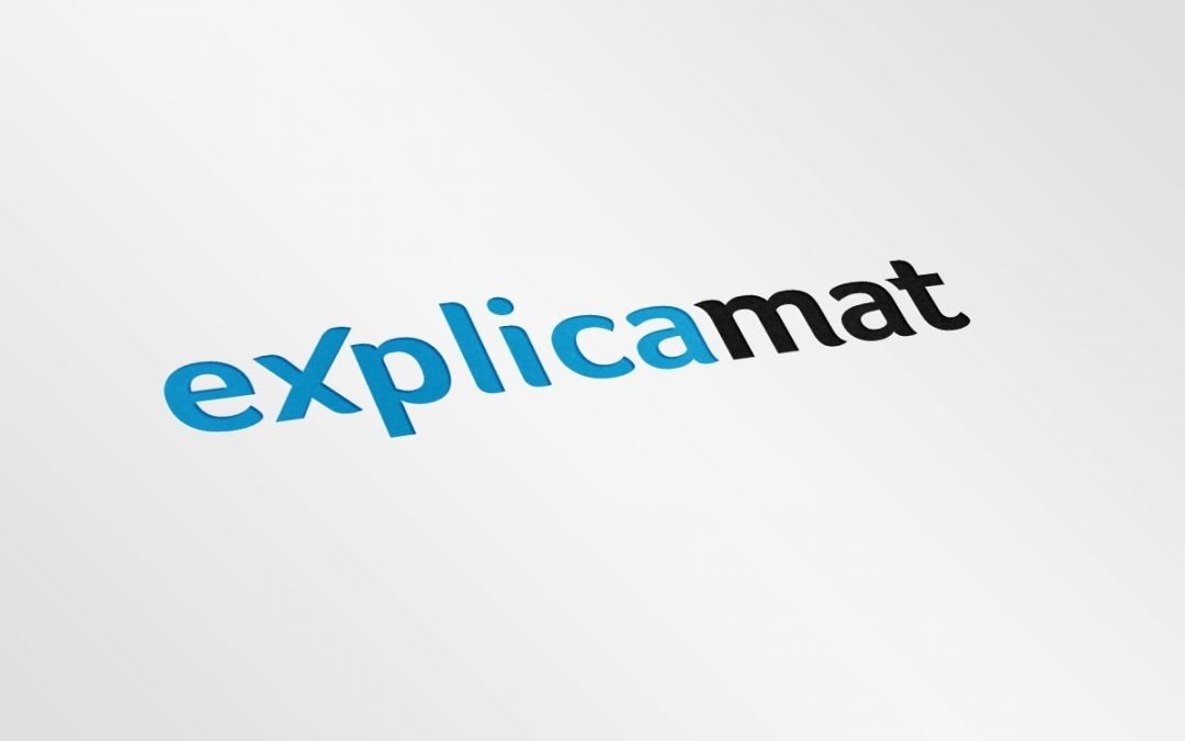 Explicamat – criação de logotipo para centro de explicações