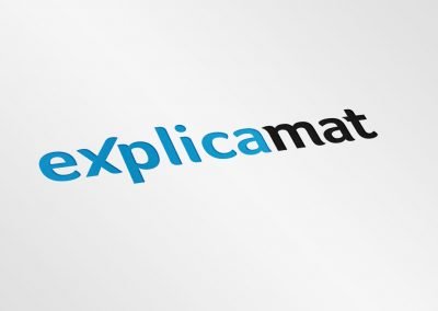 Explicamat – criação de logotipo para centro de explicações